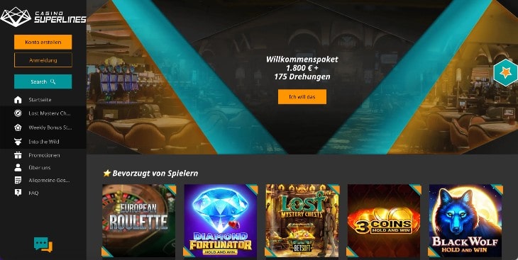 Casino Superlines Seite