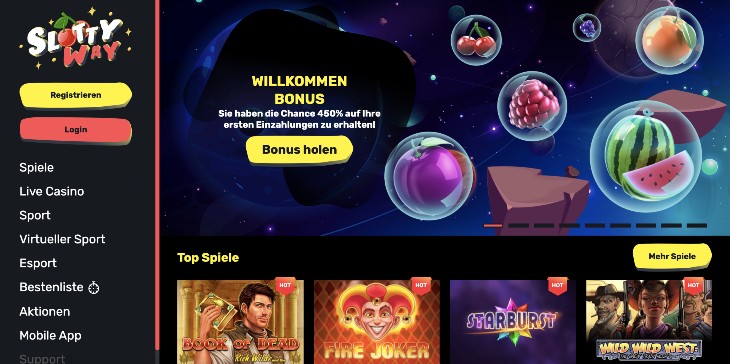Slottyway Casino Screenshot