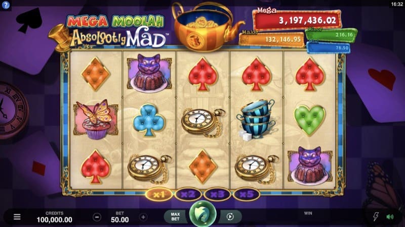 Absolootly Mad - Mega Moolah - Jackpot Slot