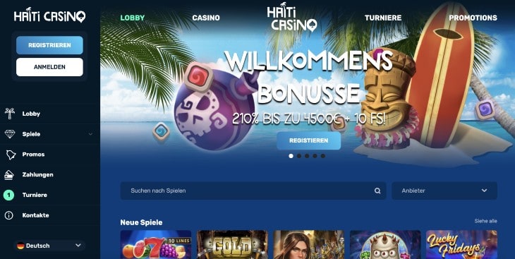 Haiti Casino Seite