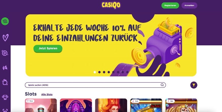 CasiQo Seite