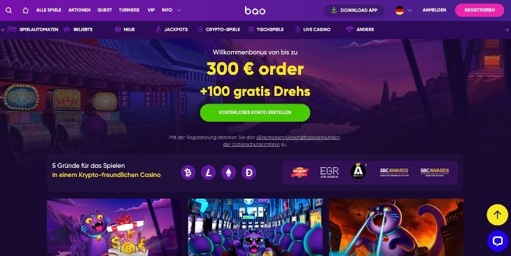 Bao Casino Seite
