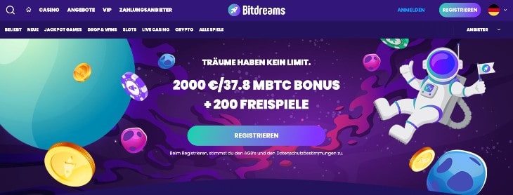 Bitdreams Seite