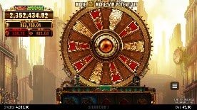 Fortunium Gold Mega Moolah Jackpot Wheel