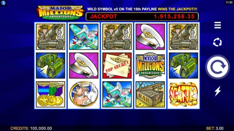 Major Millions Jackpot Slot