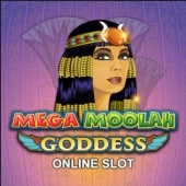 Mega Moolah Goddess Game Logo