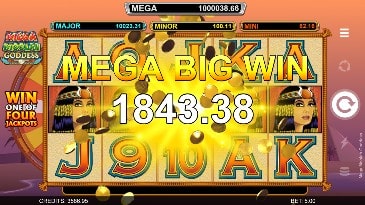 Mega Moolah Goddess - Mega Big Win