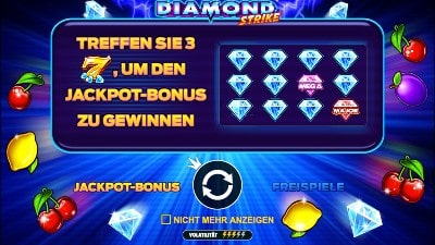Diamond Strike - Jackpot Bonus