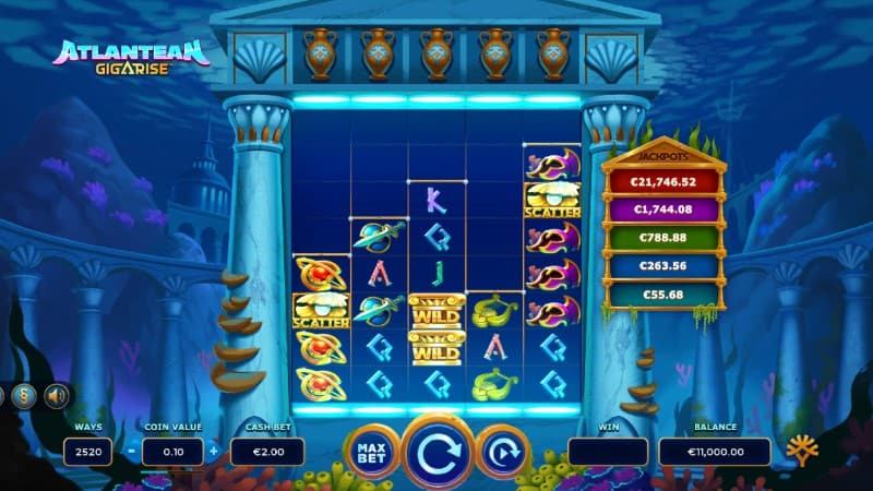 Atlantean Gigarise - Jackpot slot