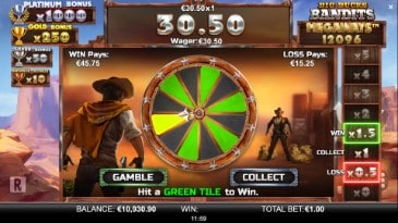 Double Cross Gamble Feature