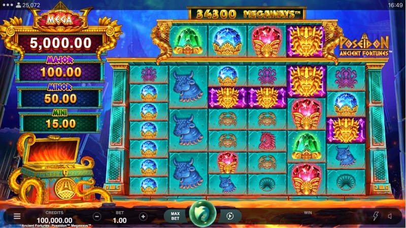 Ancient Fortunes Poseidon WowPot Megaways