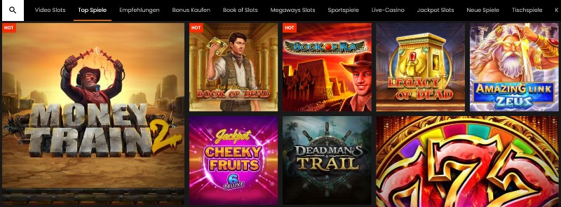 Hot.Bet Casino Spiele