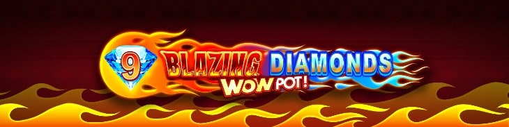 9 Blazing Diamonds WowPot Banner