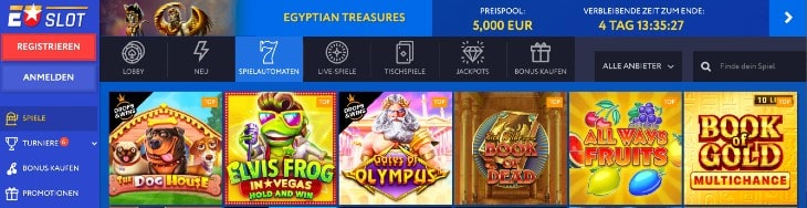 EUSlot Slots Banner