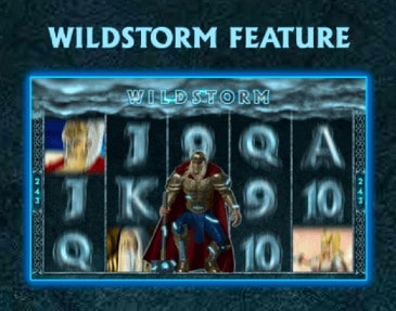 Thunderstruck II Mega Moolah - Wildstorm Feature