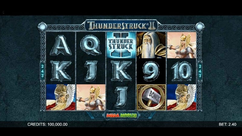Thunderstruck II Mega Moolah