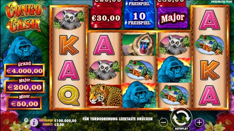 Congo Cash Jackpot Slot