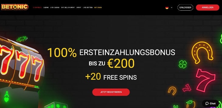 Betonic Casino Seite
