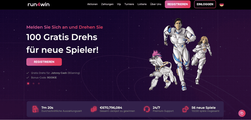 Run4Win Casino Seite