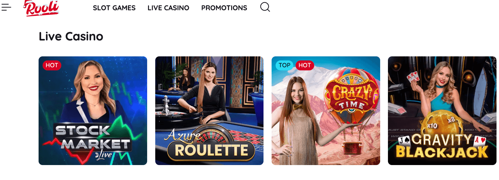 Rooli casino