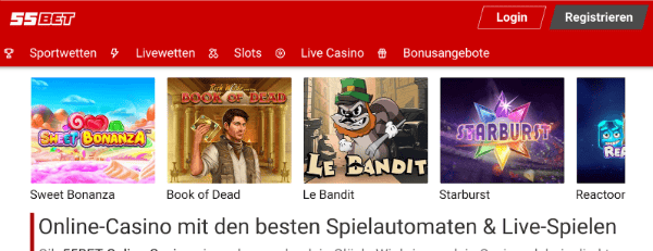 55Bet Casino